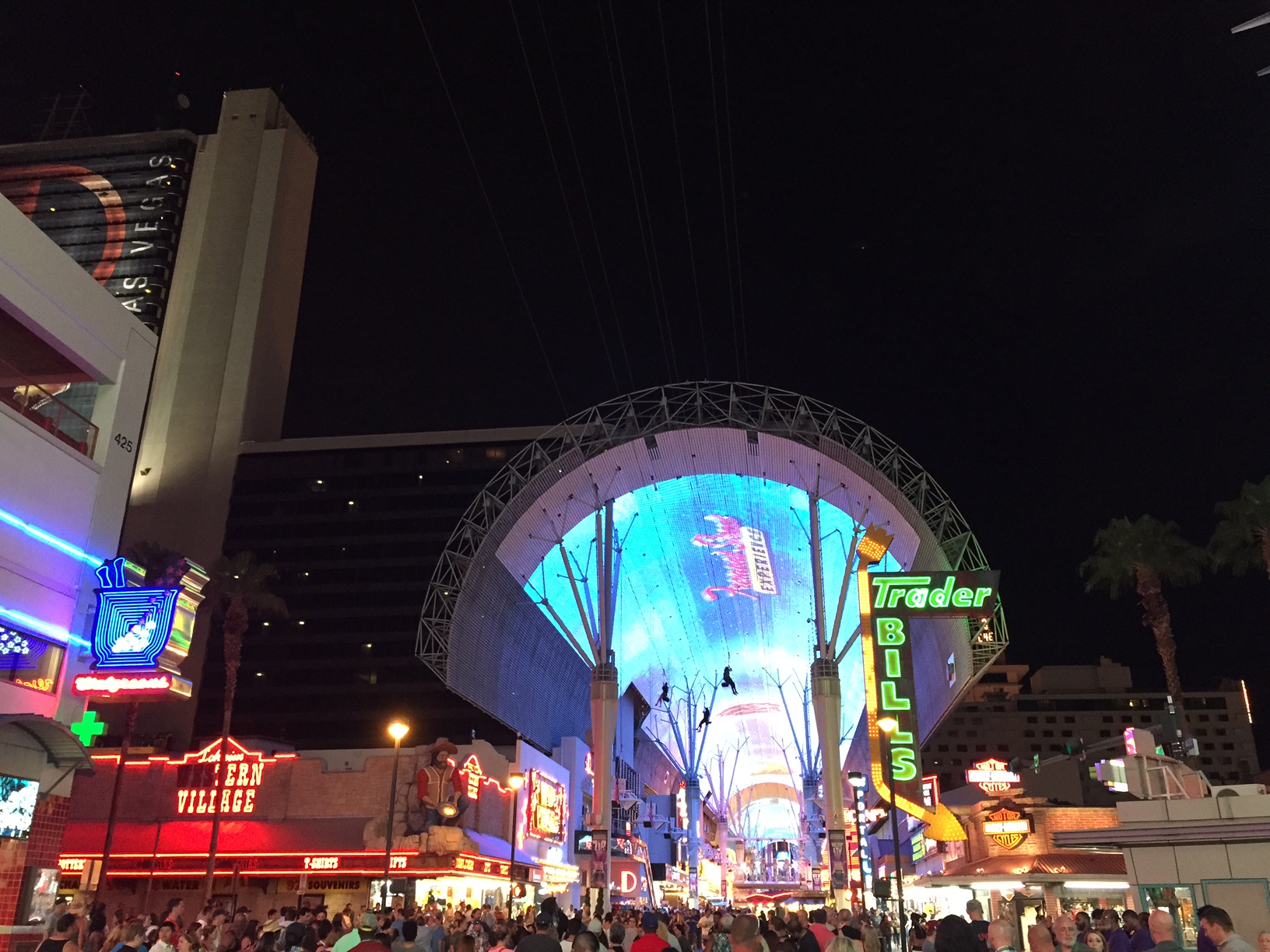 Fremont street, downtown, Las Vegas