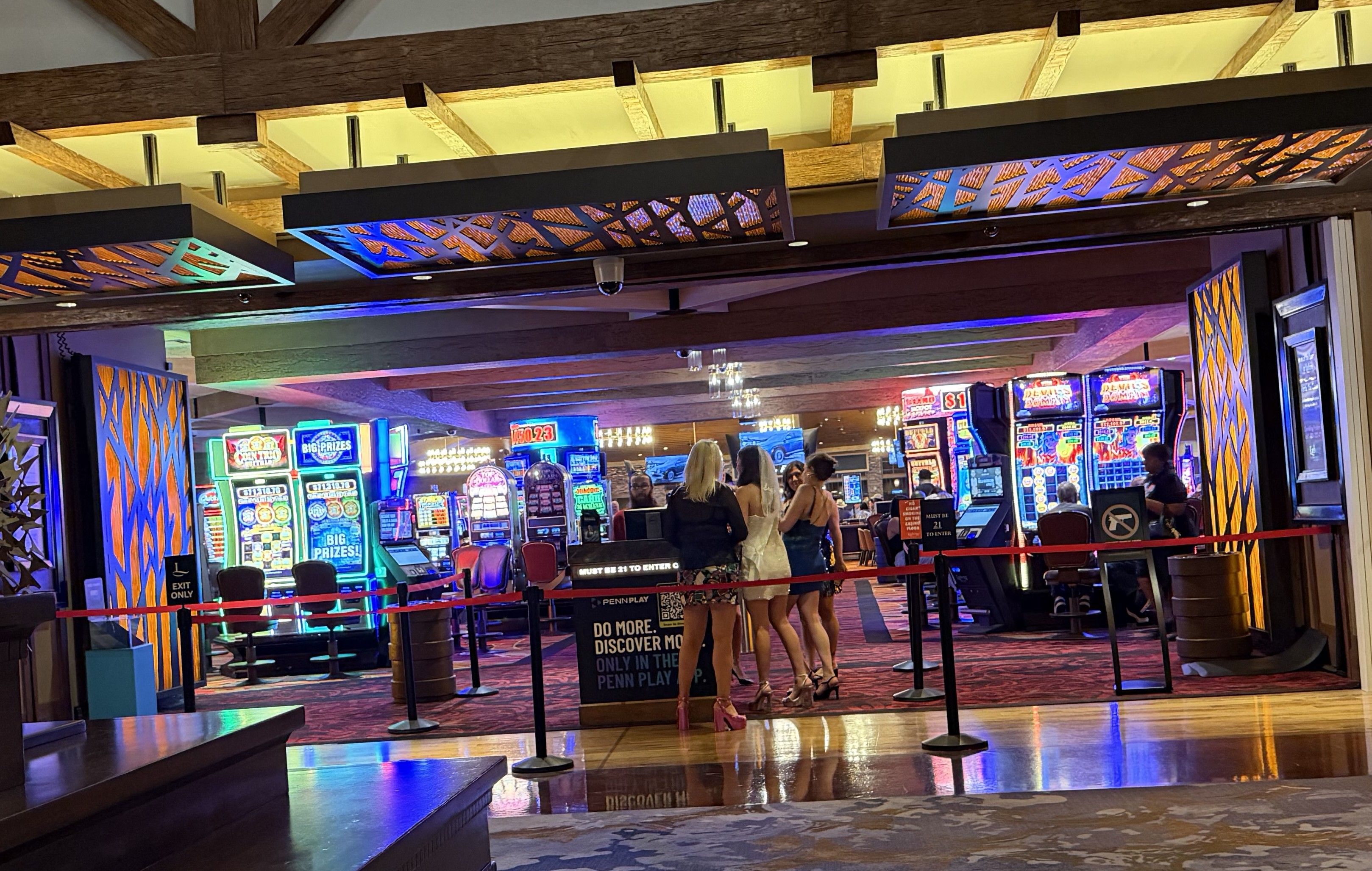 Cynthia tasting coffee