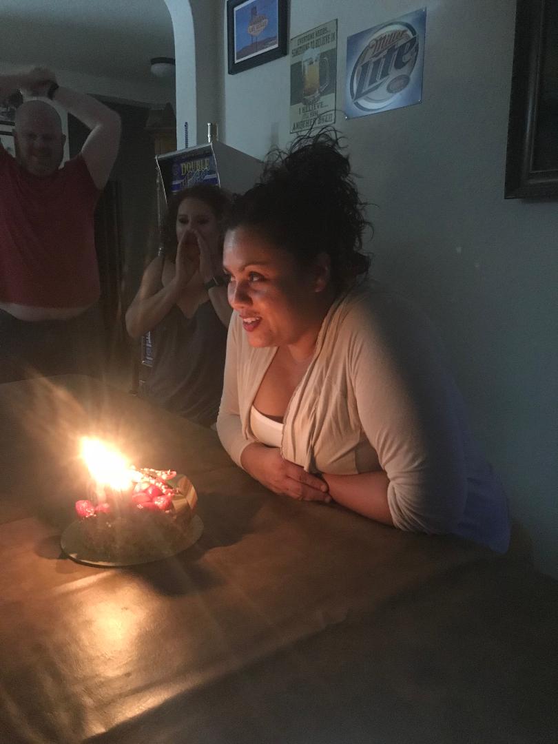 blowing out candles